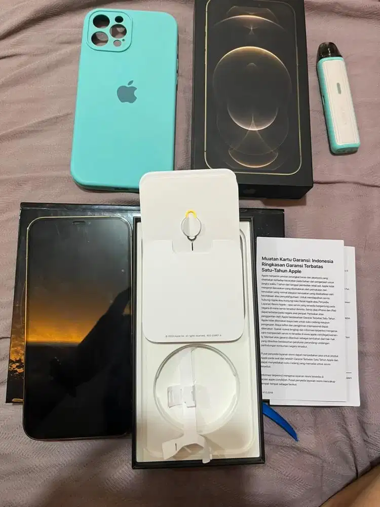 IPHONE 12 PRO MAX 256 GB GOLD MINT CONDITION