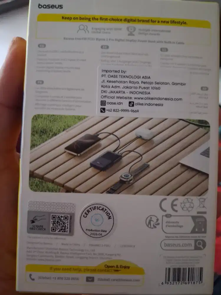 Power Bank Baseus Enerfill FC51 [New]