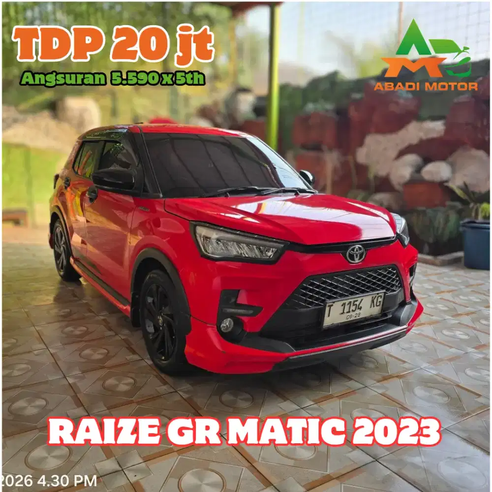 TOYOTA RAIZE GR MATIC TAHUN 2023