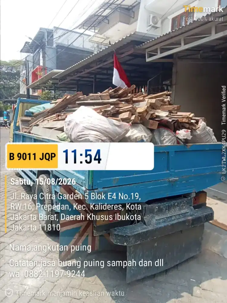 Jasa buang puing dan buang sampah