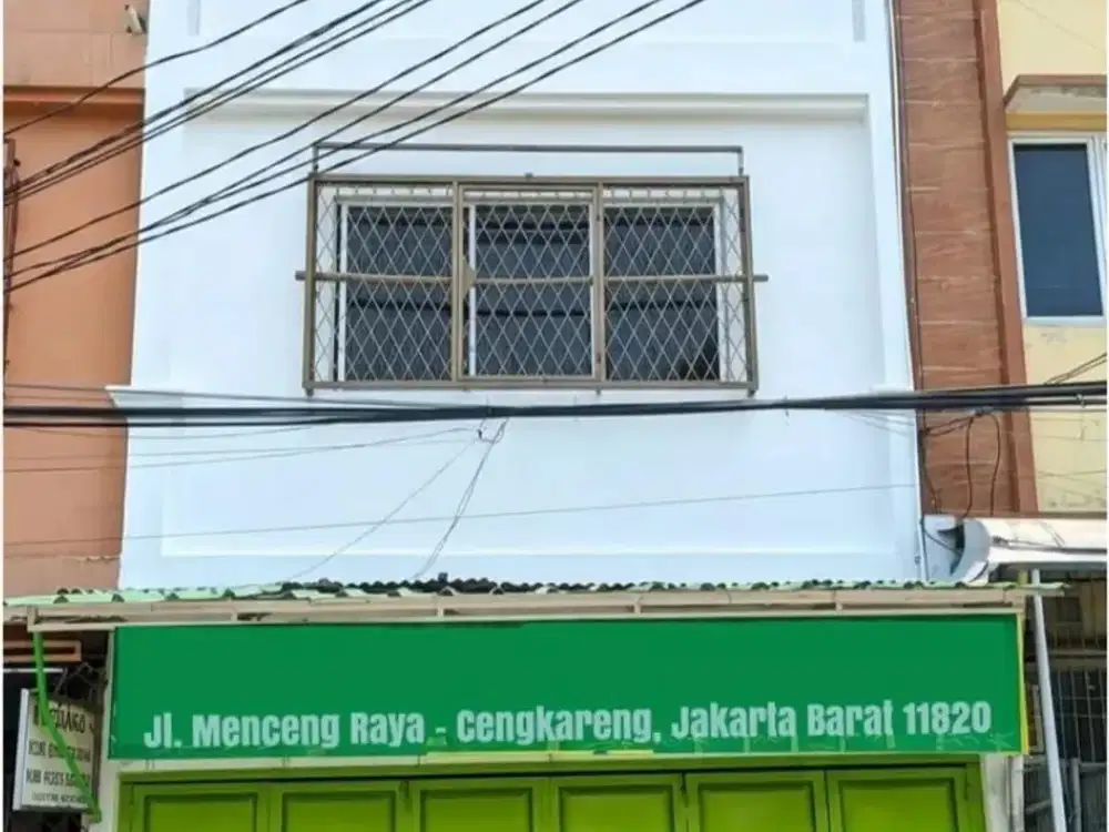 Dijual/Disewakan Ruko Pinggir Jalan Cengkareng, Uk. 5X12, 3 Lantai, Harga : Rp 2,2 M