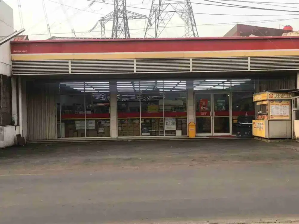 Ruko Siap pakai Ex Alfamart Luas 300m Di mustika jaya lokasi sangat Strategis Bekasi kota