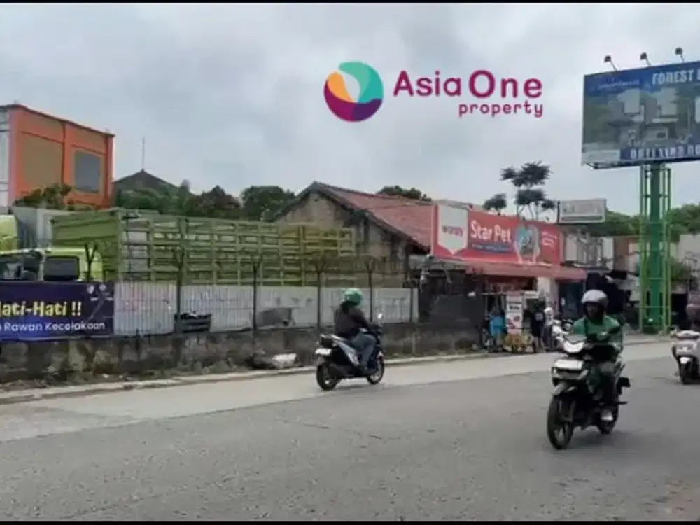 Disewakan Tanah Jalan Raya Utama Puspitek Setu Tangerang Selatan