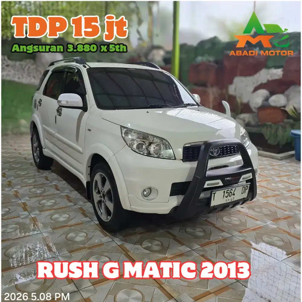RUSH G MATIC TAHUN 2013 LOW KILO METER