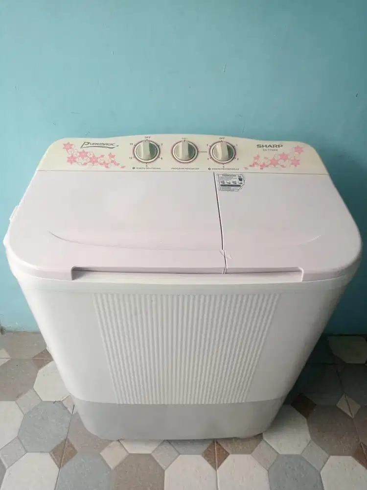 Mesin cuci sharp 2 tabung