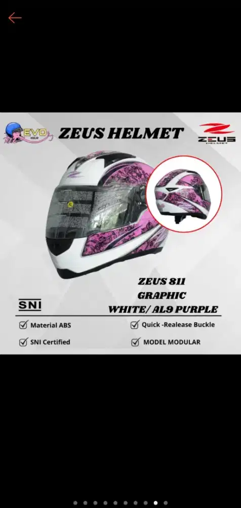 Helm zeus ukuran L