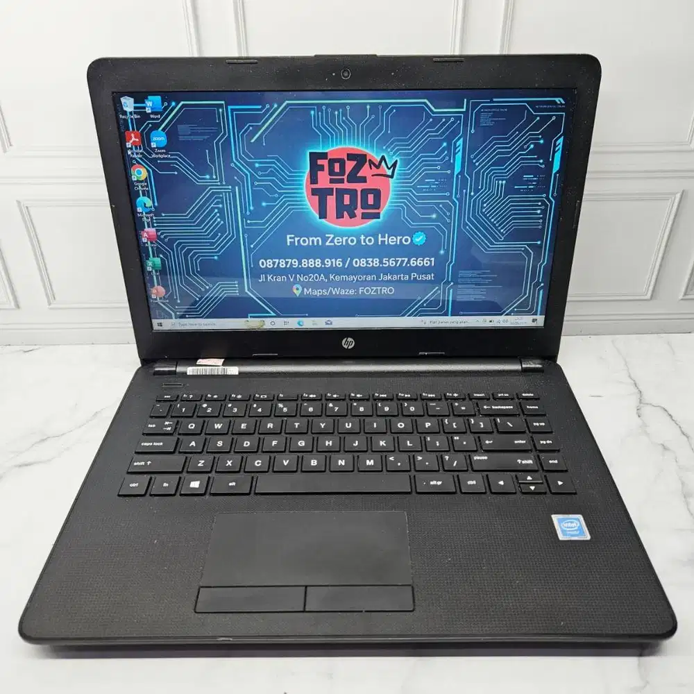 Laptop HP 14 Intel N3060 RAM 4/120GB SSD Mulus No Minus