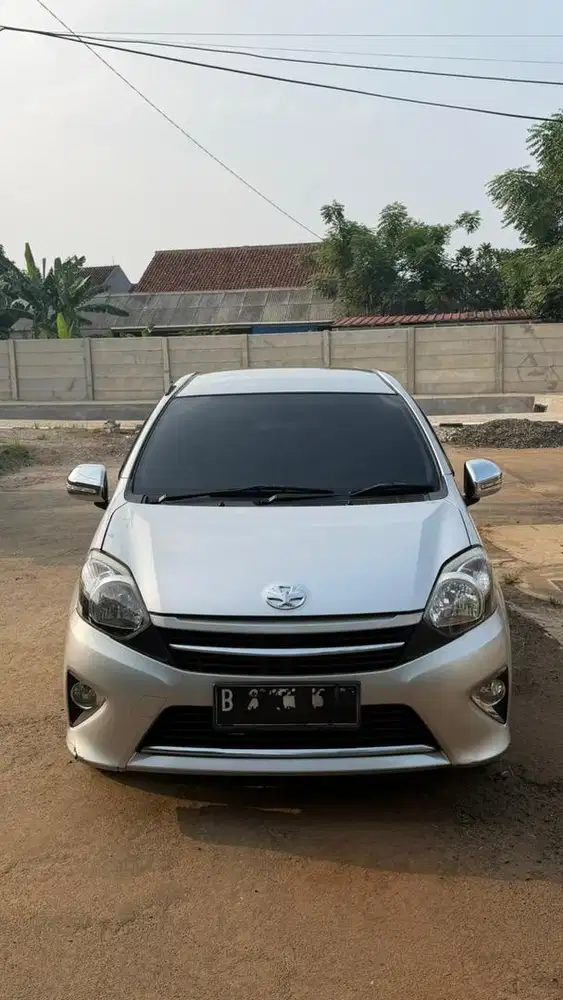 TOYOTA AGYA G AUTOMATIC 1000cc Silver Tahun 2016