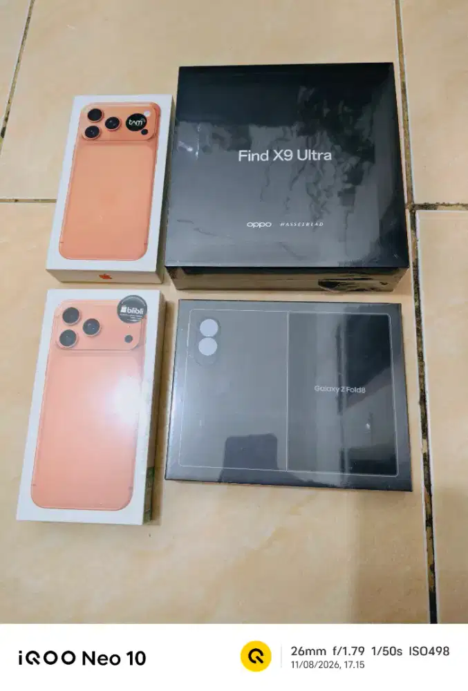 BARU 100% | iPhone 17 Promax 256GB Cosmic Orange | GaransiResmi BLIBLI