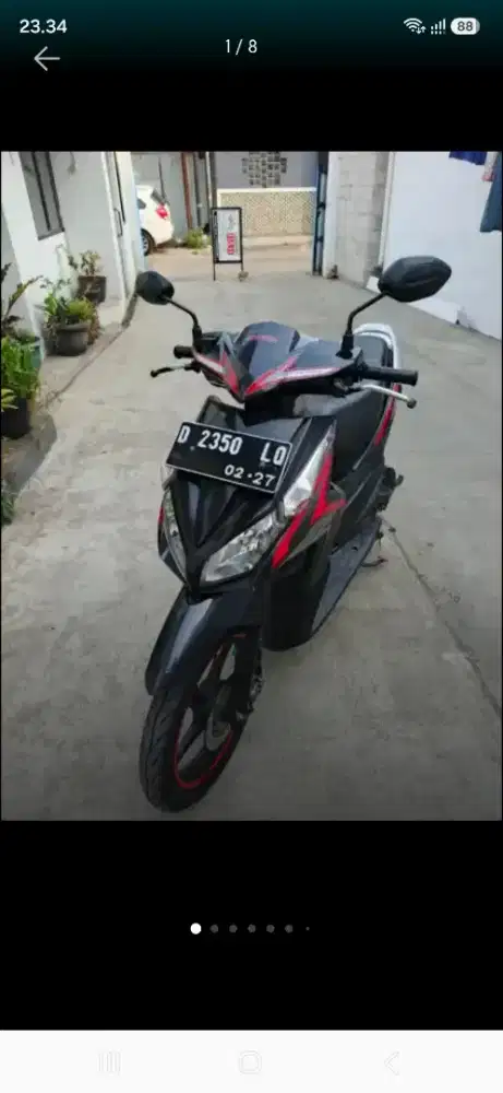 Honda Vario Tecno 2012 abu merah ori mulus siap pakai