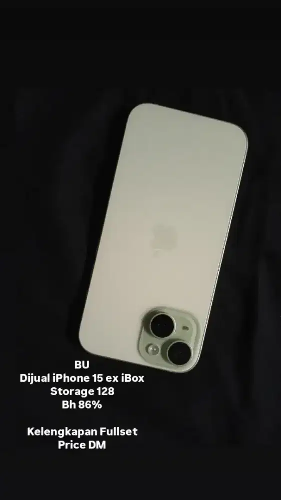 Dijual iPhone 15 ibox 128