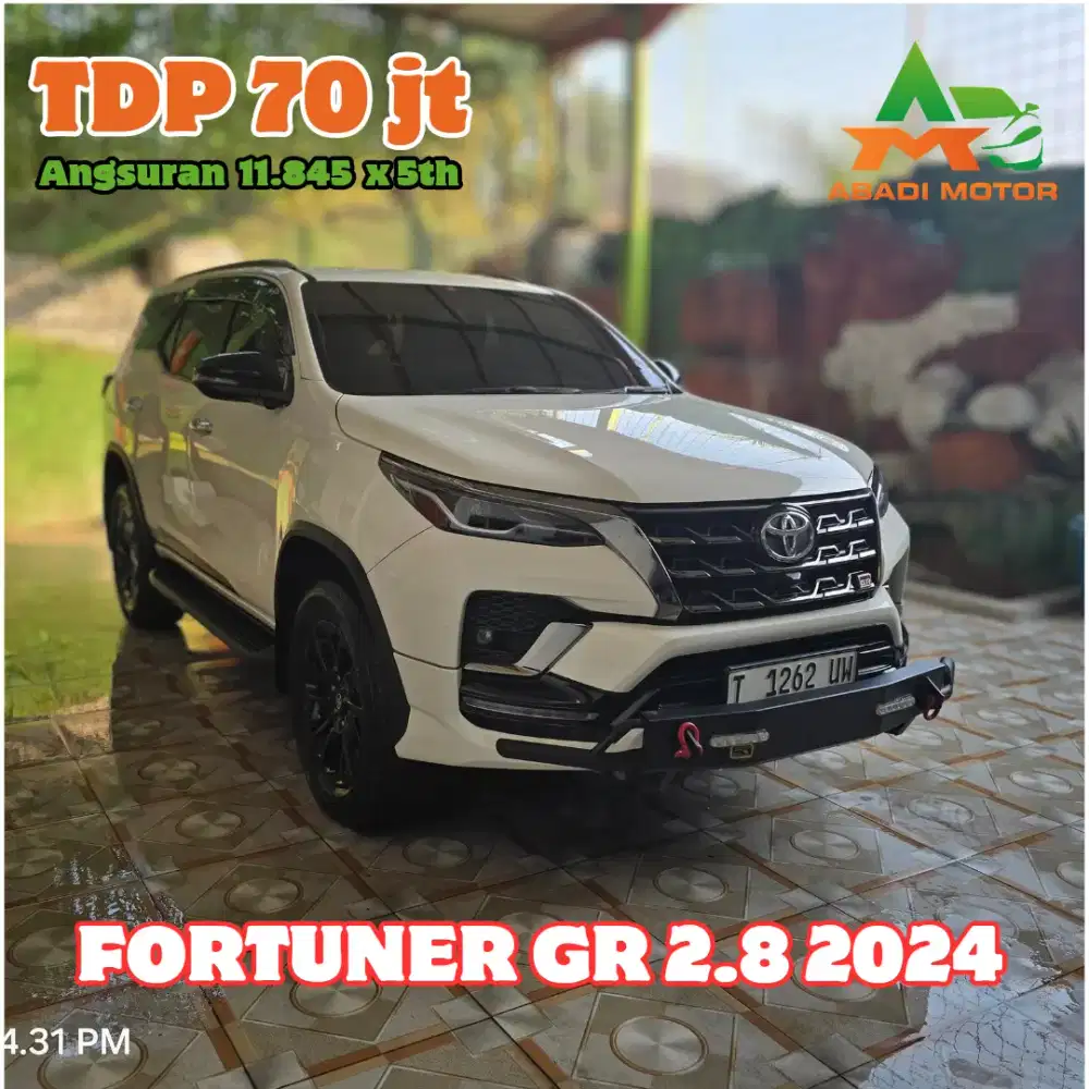 FORTUNER GR 2.8 MATIC DIESEL TAHUN 2024