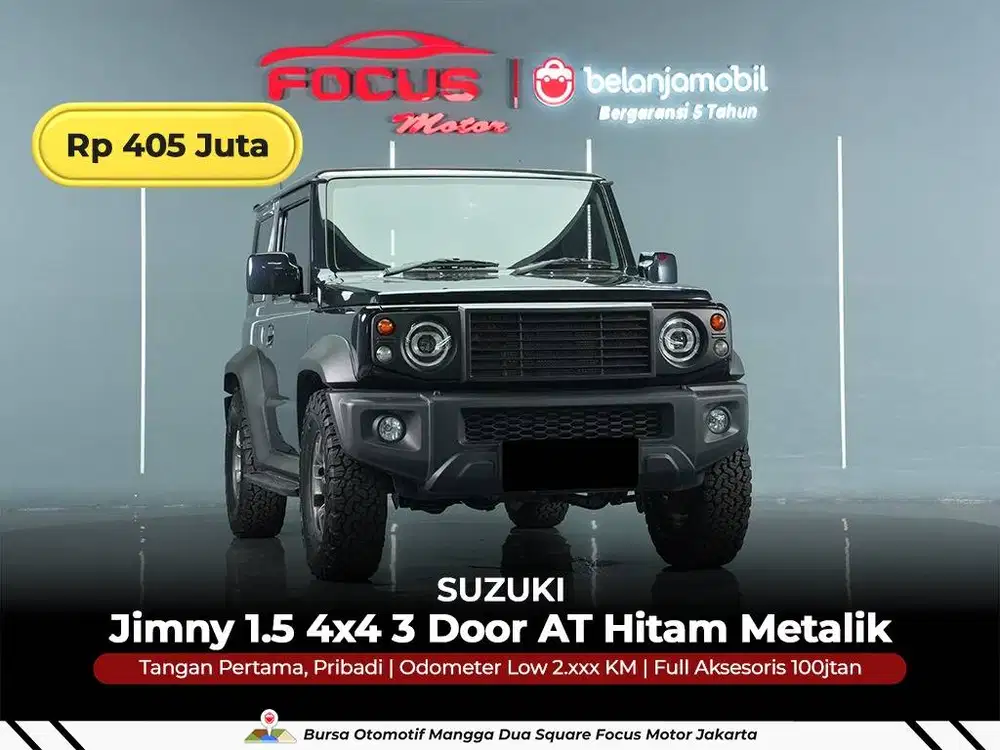 [ AKSESORIS 100JT - KM 2RB ] Suzuki Jimny 1.5 4x4 3 Door AT 2025/2026