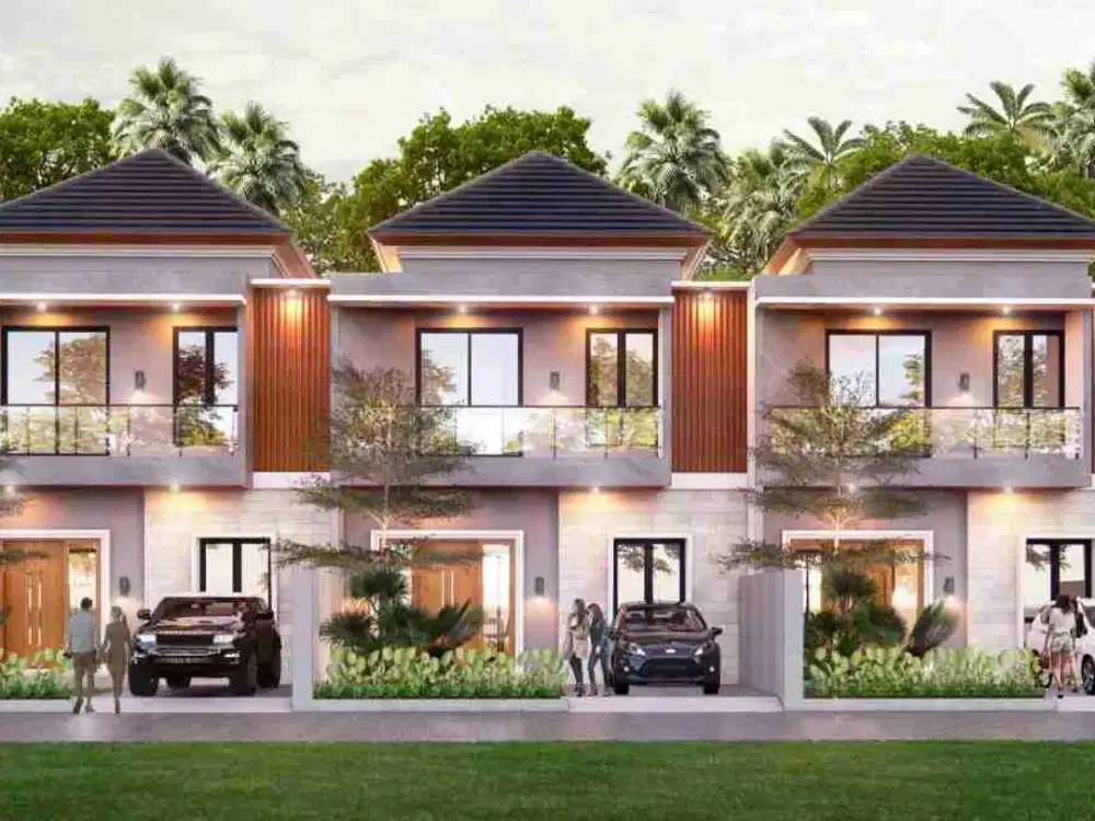 Rumah Modern Minimalis One Gate System dengan Harga Terjangkau di Nusa Dua dekat Pantai2 Selatan Bali