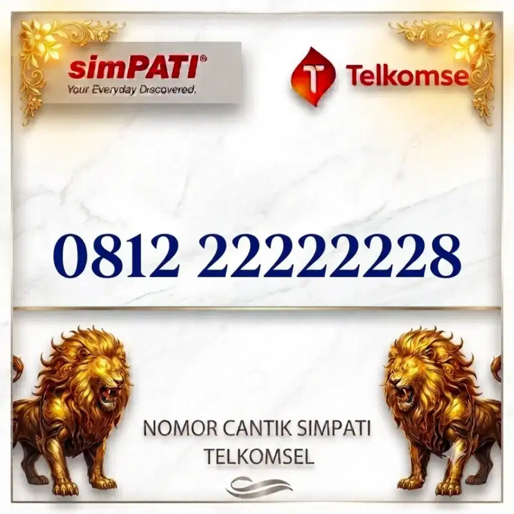 Nomor cantik simpati Telkomsel super
