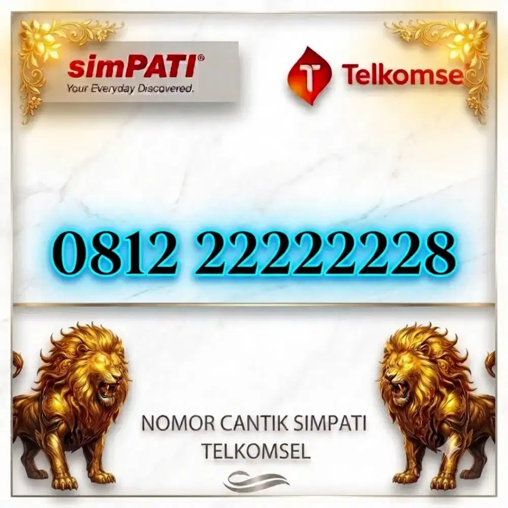Nomor cantik simpati Telkomsel super