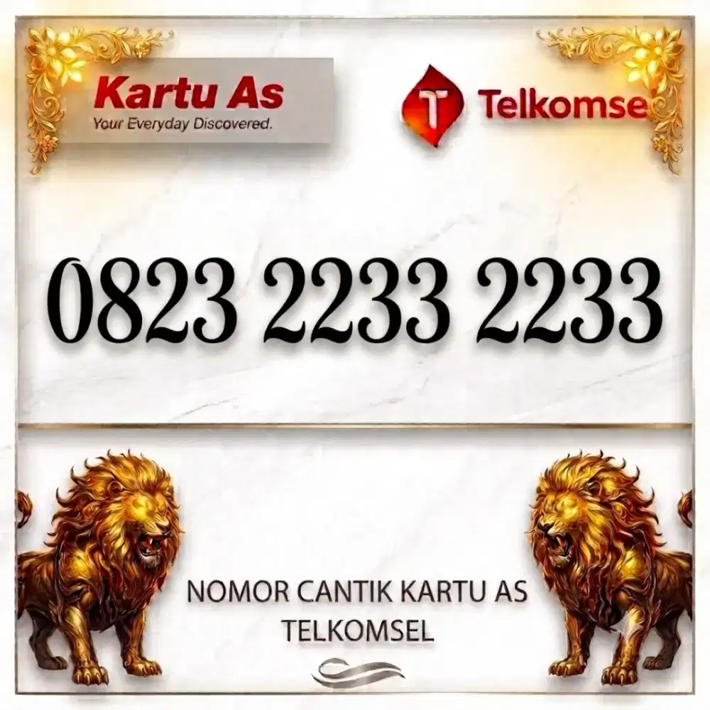 Nomor cantik Telkomsel kartu as super