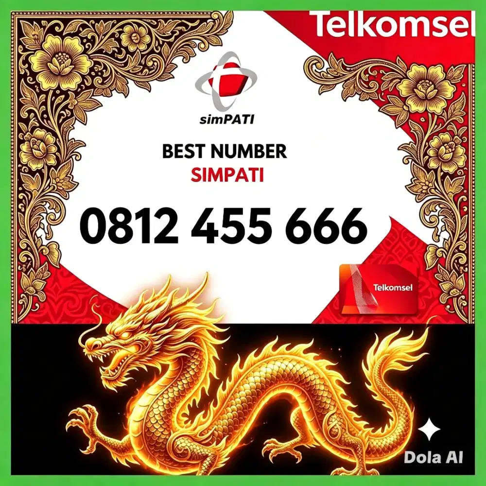 Nomor cantik simpati Telkomsel 10 digit