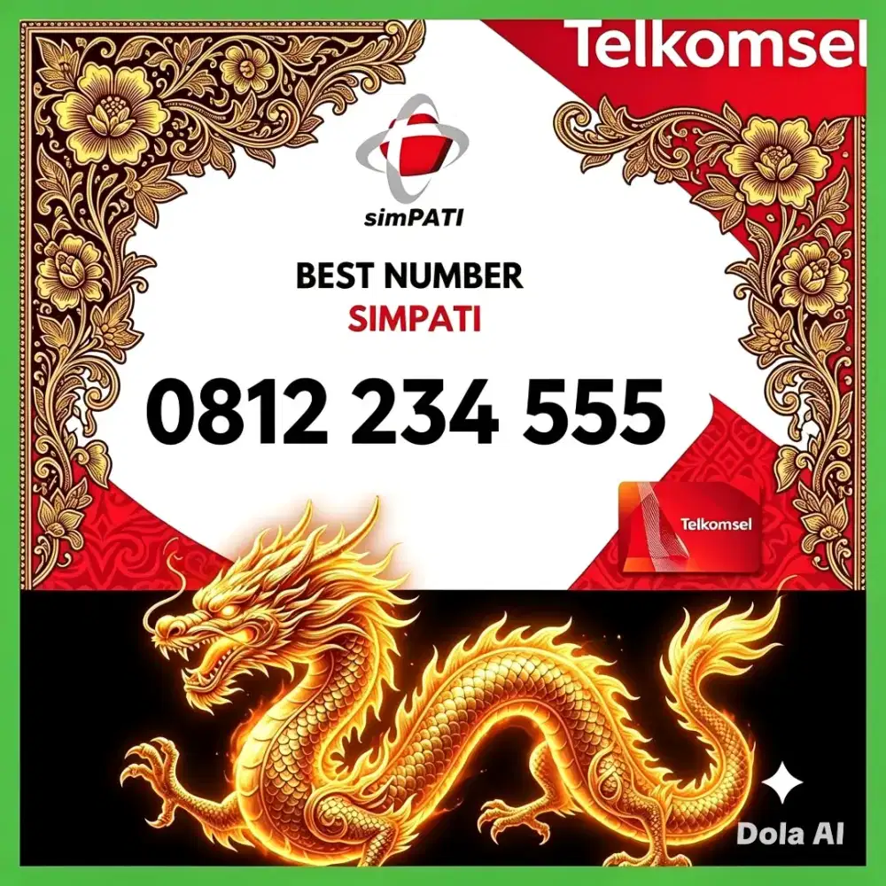 Nomor cantik simpati Telkomsel super