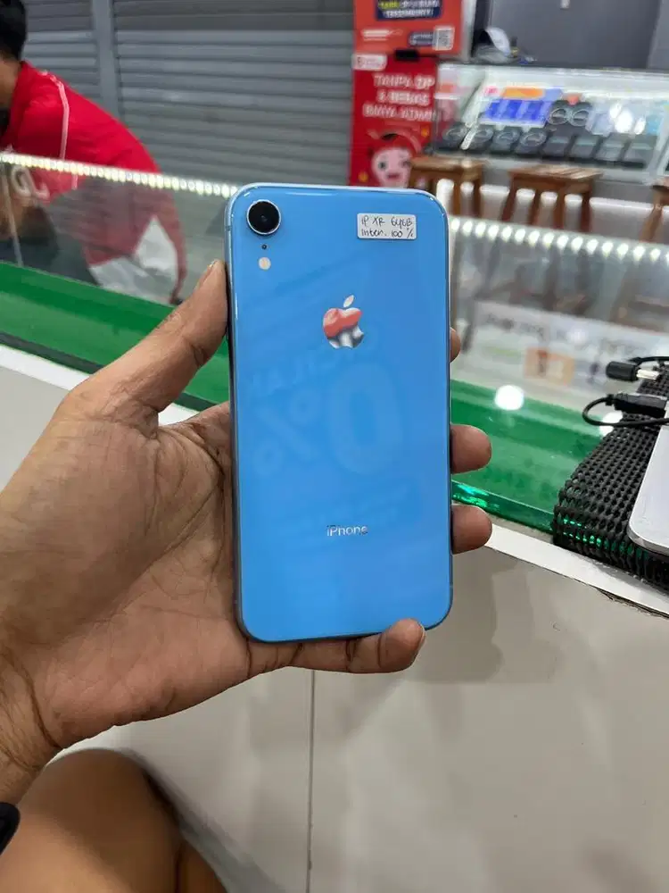 Iphone xr 64gb second ex inter all operator fullset pemakaian lama
