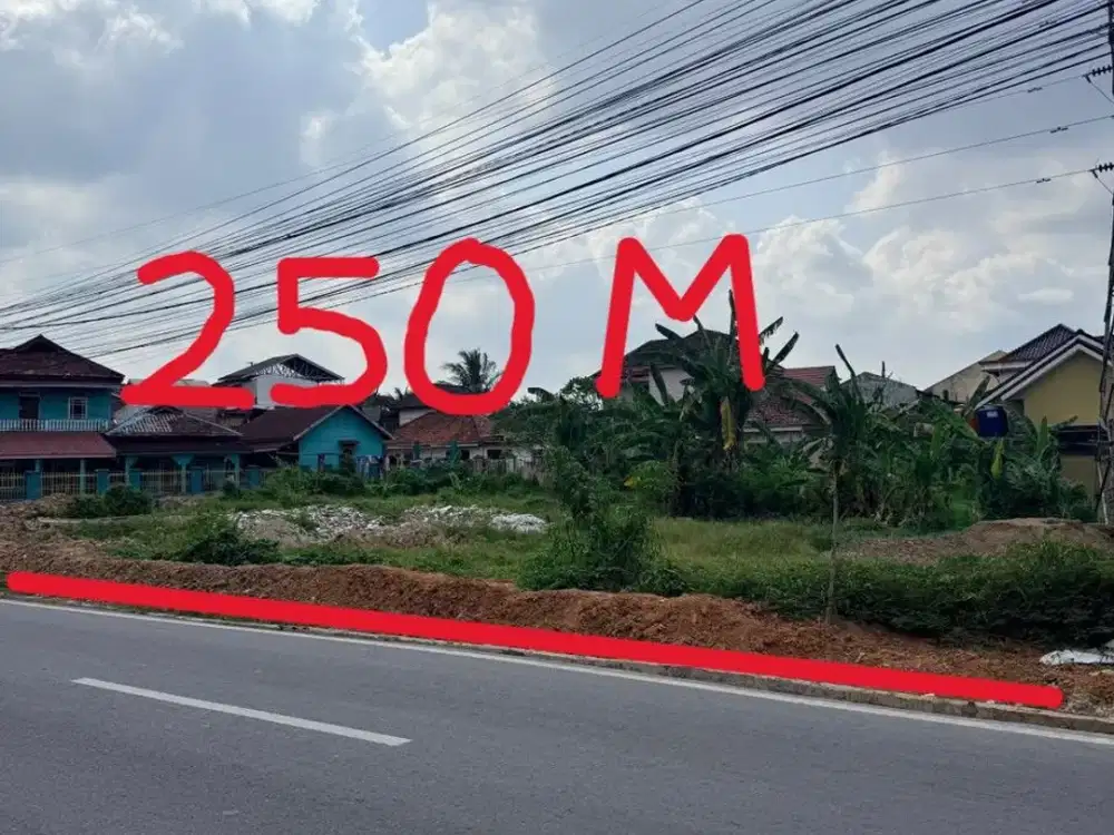 tanah strategis pinggir jalan ASPAL JL INSPEKTUR MARZUKI PAKJO