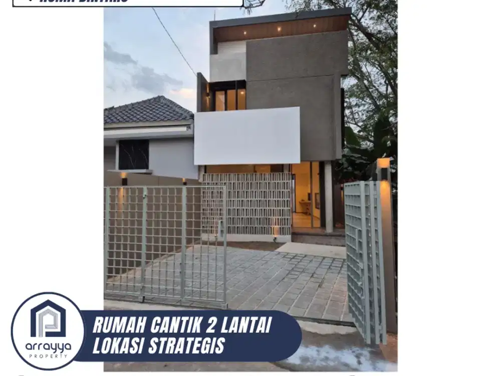 DIJUAL RUMAH CANTIK 2 LANTAI SIAP HUNI LOKASI SANGAT STRATEGIS DI HUMA BINTARO (DM93)