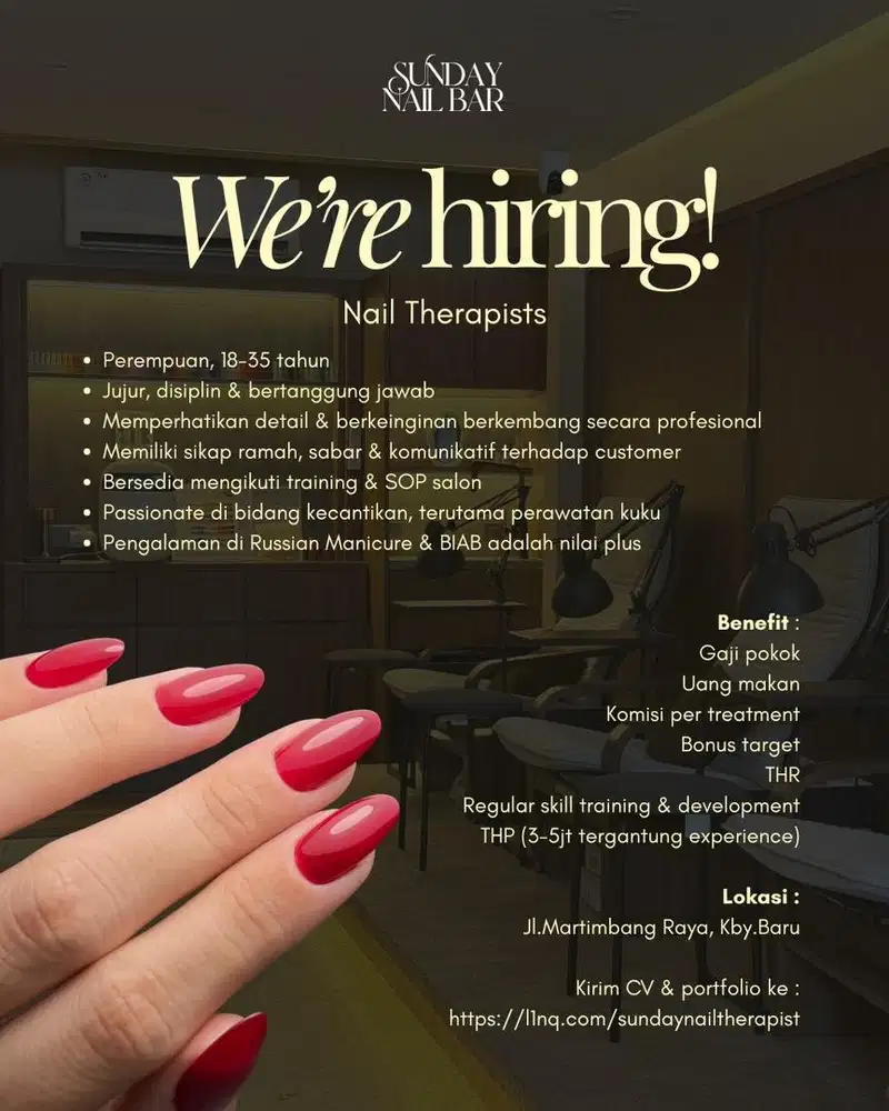 Nail Therapist - Sunday Nail Bar