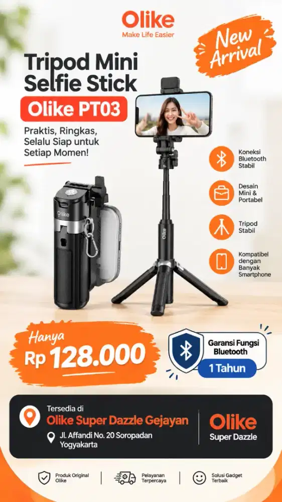 Selfie stick Tripod mini Olike PT03