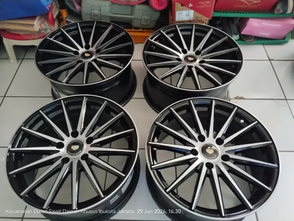 Velg vossen R17 pcd 5X114 lebar 7.5 & 8.5