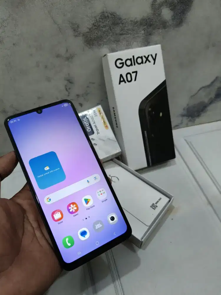 Samsung galaxy A07 ram8/256 fulset ORI garansi panjang