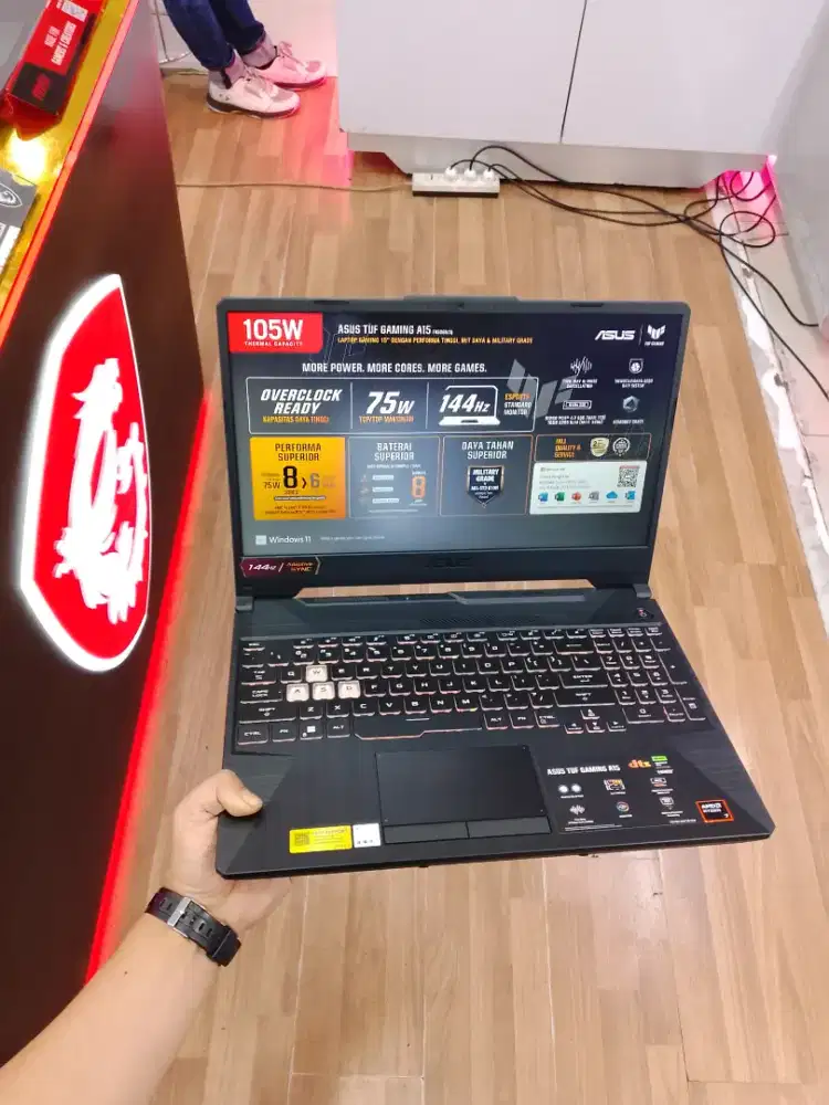 Laptop Asus TUF Gaming A15 FA506NCQ Ryzen 7 AI 170 Ram 8 GB RTX3050