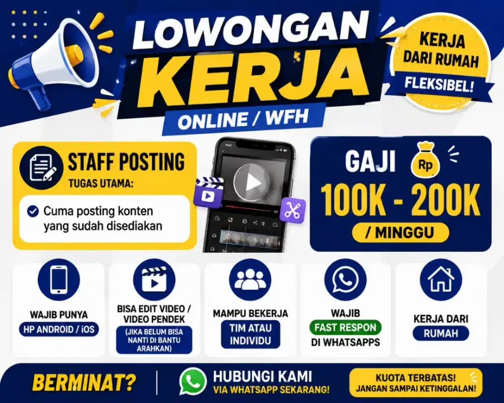 LOWONGAN KERJA ONLINE