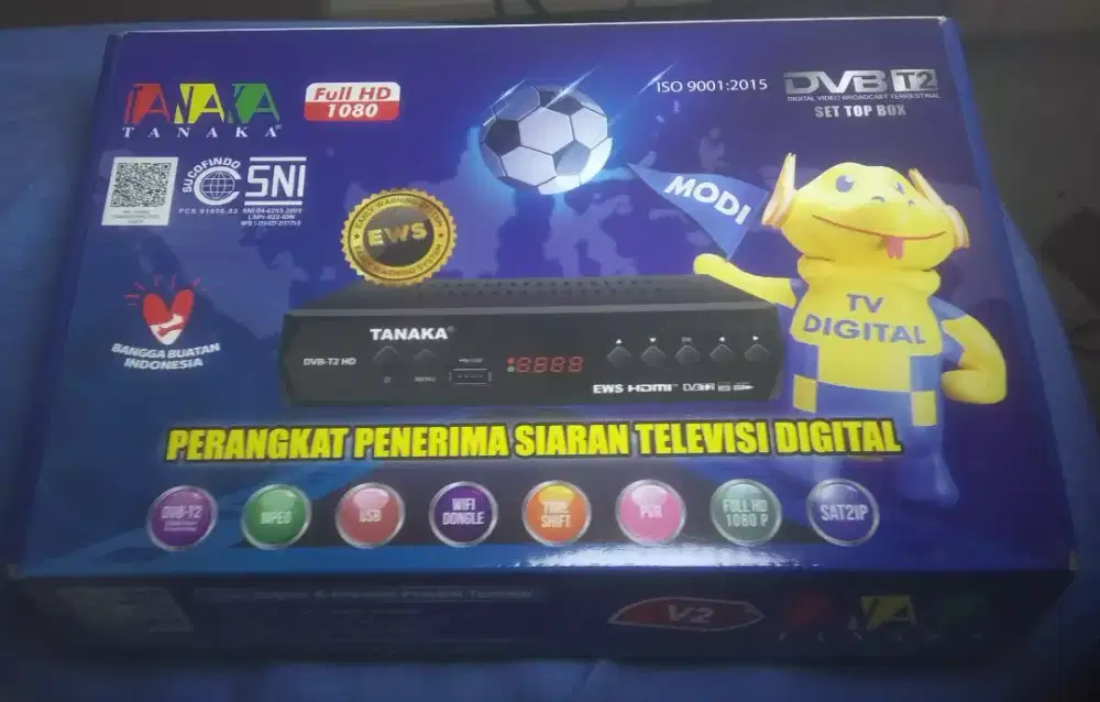 Stb . Set top box siaran tv digital . Kondisi like new