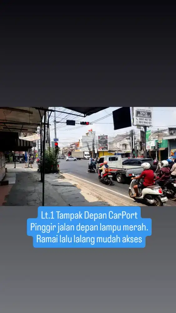 Ruko Besar pasar johar banyak peluang usaha LT.210m