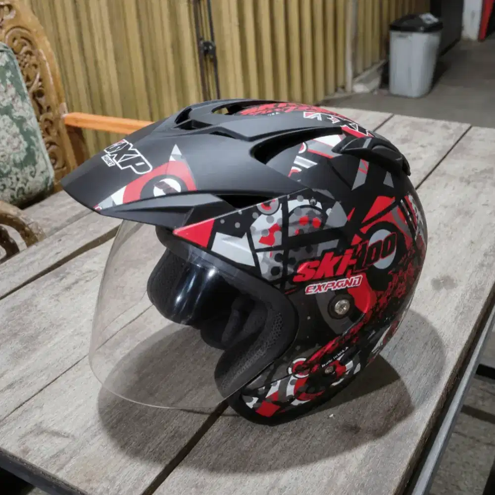 Helm BXP Double Visor
Warna Black Doff Original, Size M