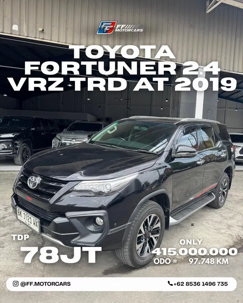 Toyota Fortuner 2.4 VRZ TRD AT 2019