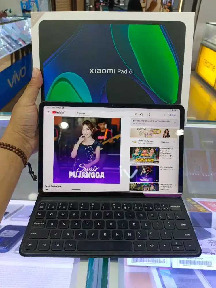 Xiaomi Mi Pad 6 8/256 Wifi Second Mulus 98%&Normal Poll Plus Keyboard