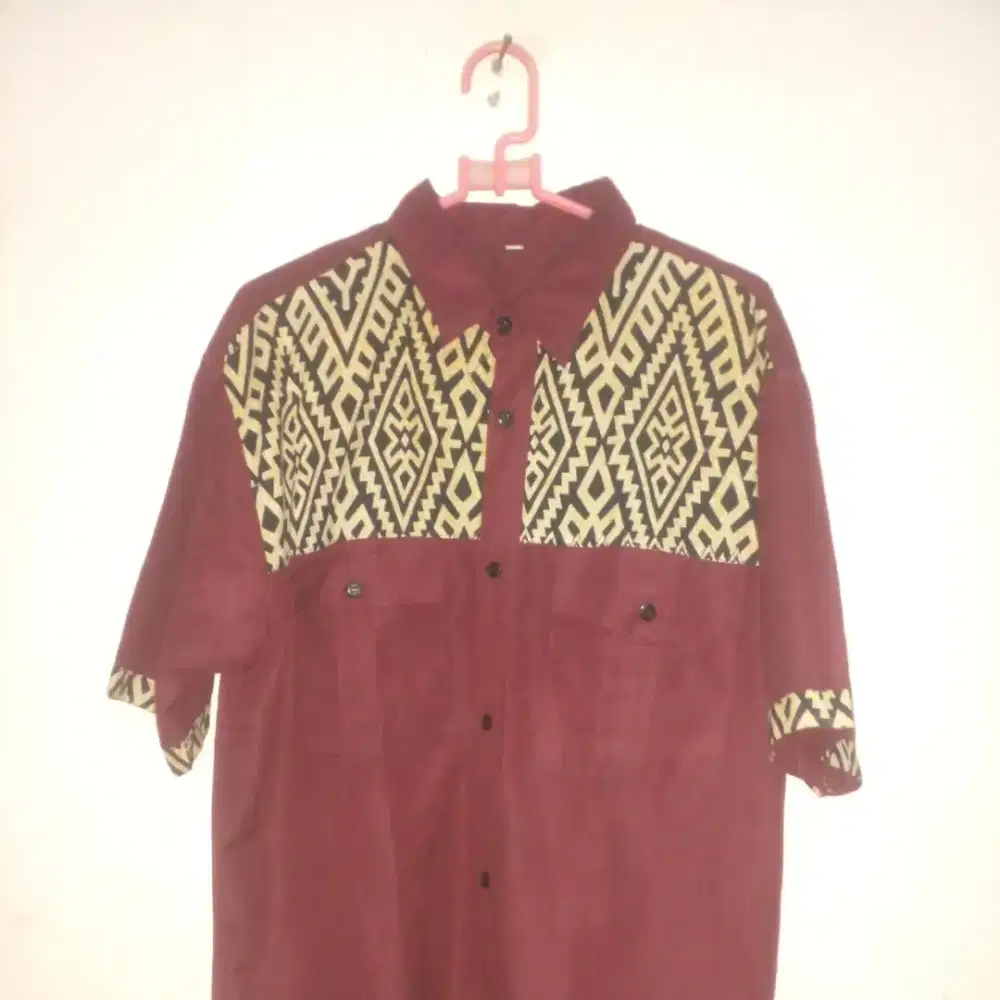 Kemeja modif batik Pria