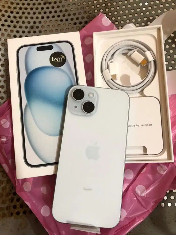 Jual cepat iphone 15 128gb warna biru