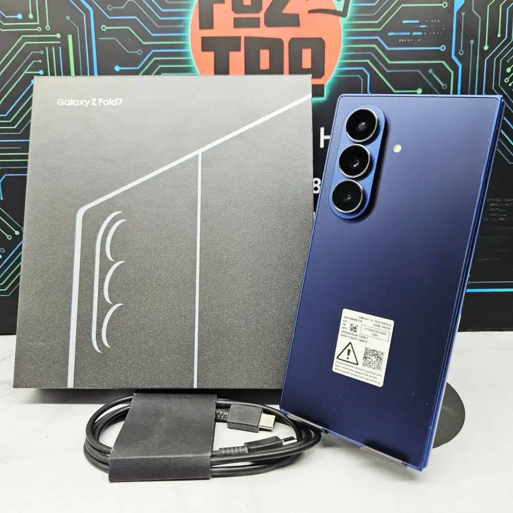 Samsung Galaxy Z Fold 7 12/256GB Navy Like New SEIN Resmi Fullset