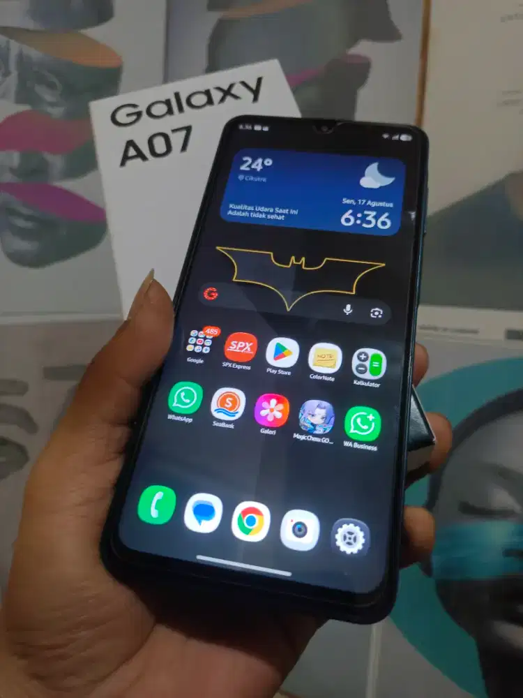 SAMSUNG GALAXY A07 GREEN 6/128 FULLSET (SERI TERTINGGI)