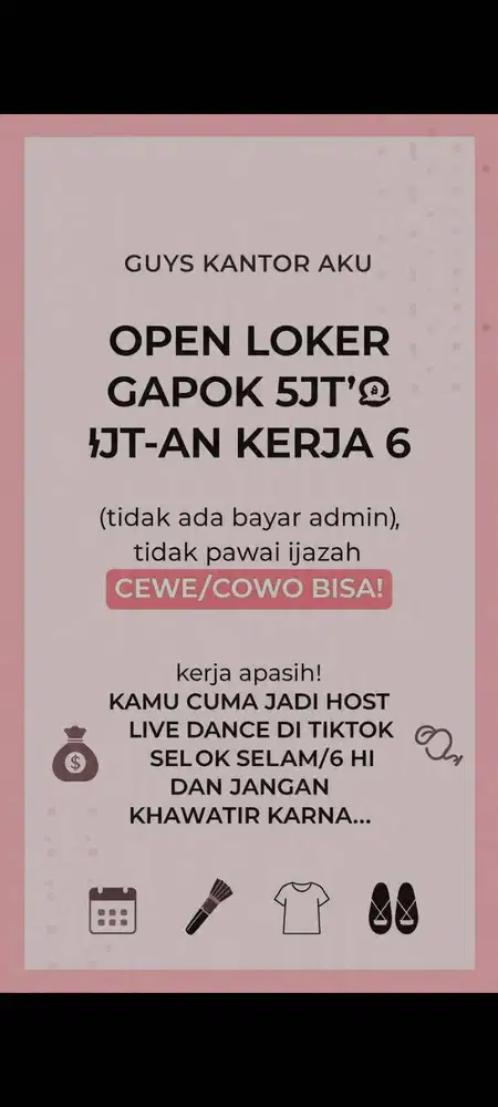 WE ARE HIRING HOST LIVE DANCE