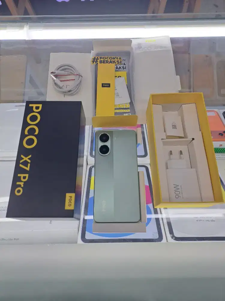 Second Xiaomi X7 Pro 12/512GB Green Ex Resmi Mulus Fullset Ori Nego