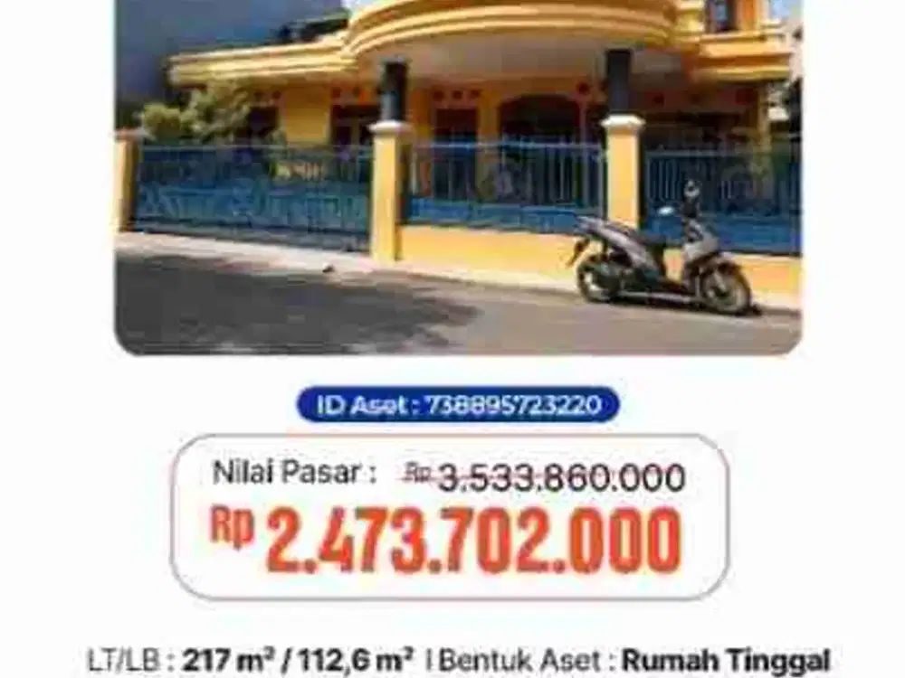 JUAL RUMAH SETIABUDI (LELANG)