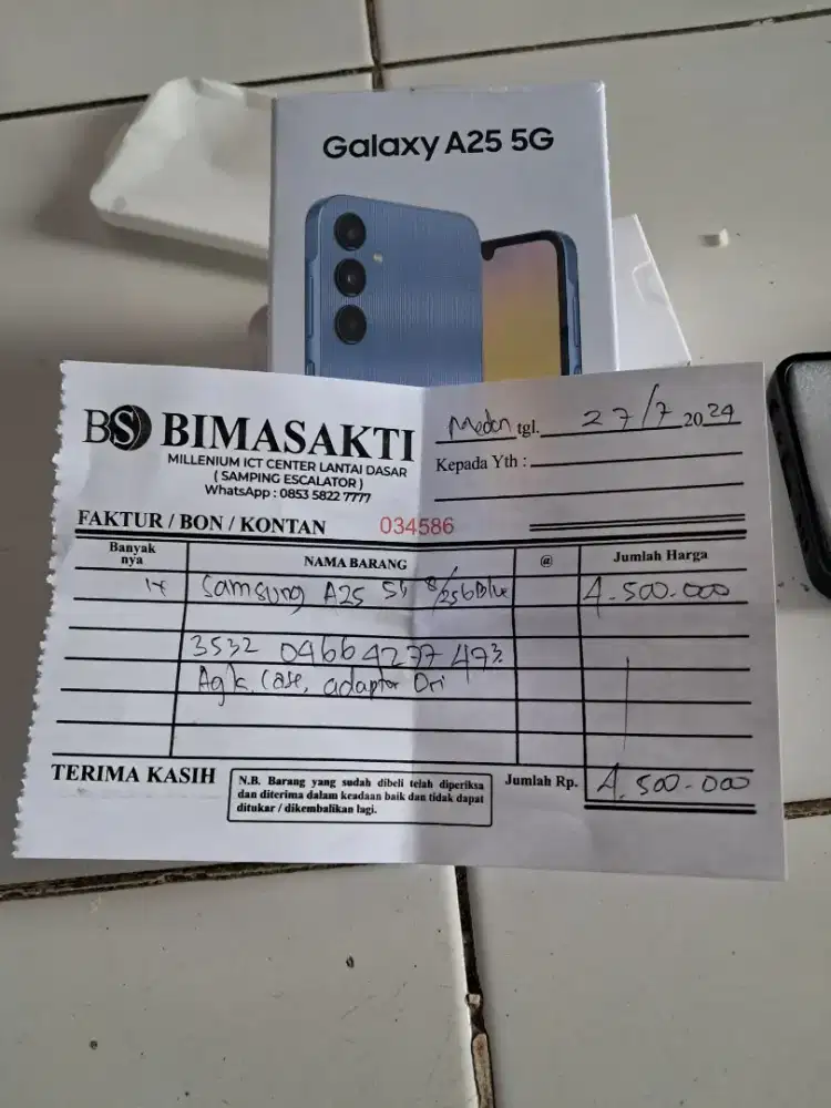 Samsung a25 pembeli pertama