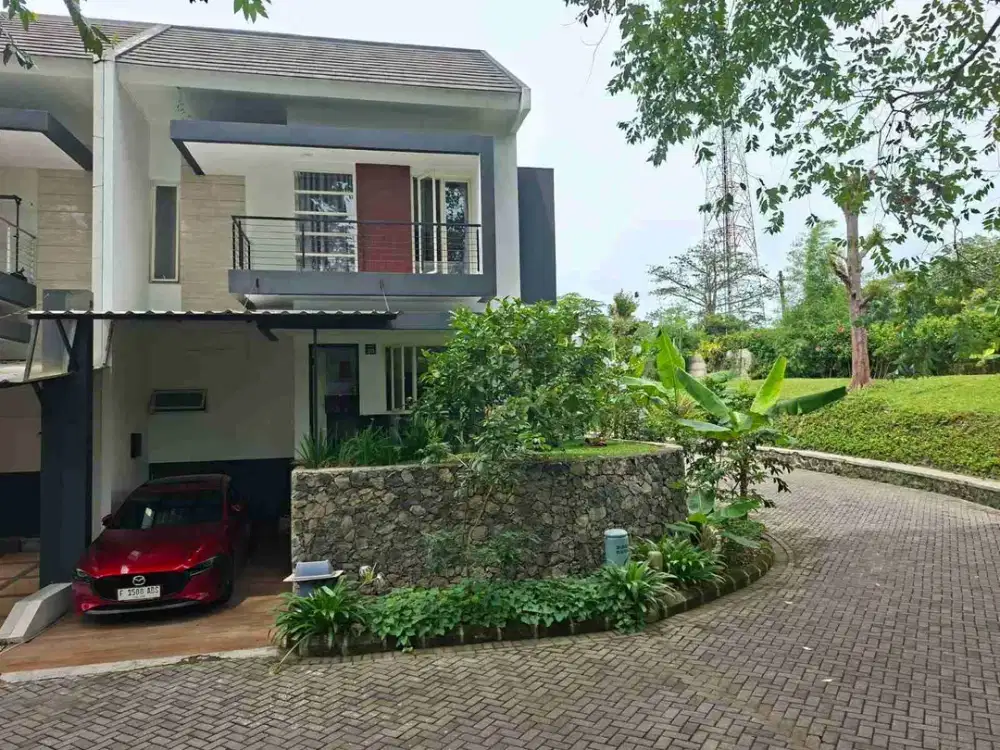Dijual Rumah Rancamaya 10x15, 2 lt, depan taman