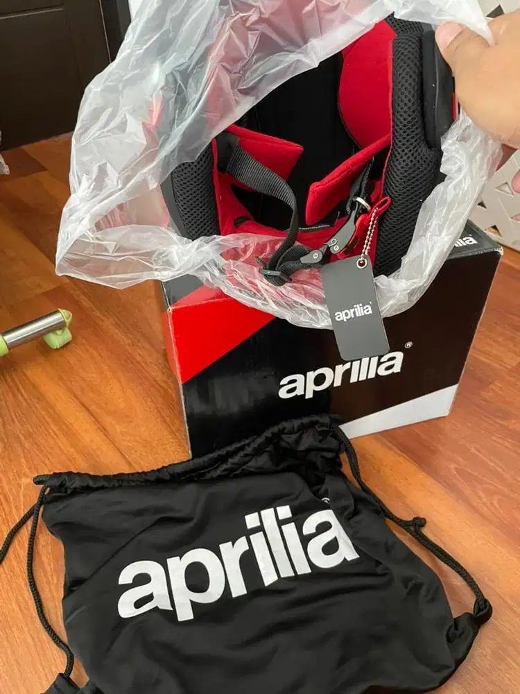 Helm Halfface Aprilia Original Baru