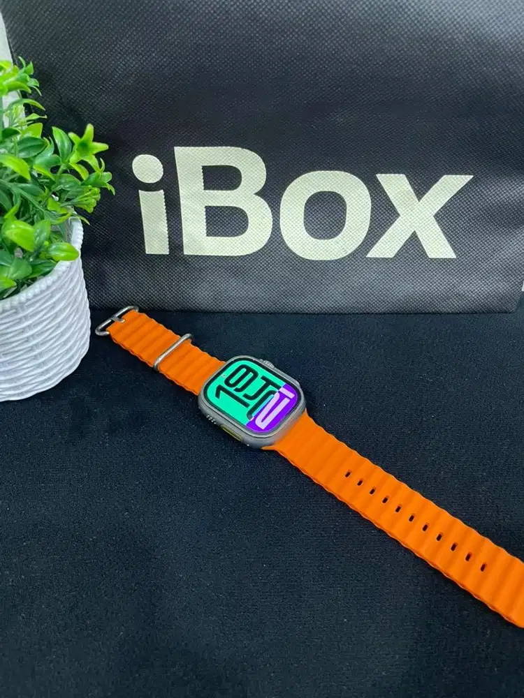 iWatch Ultra 49mm iBox Titanium Orange mulus Unit Only BH 88%