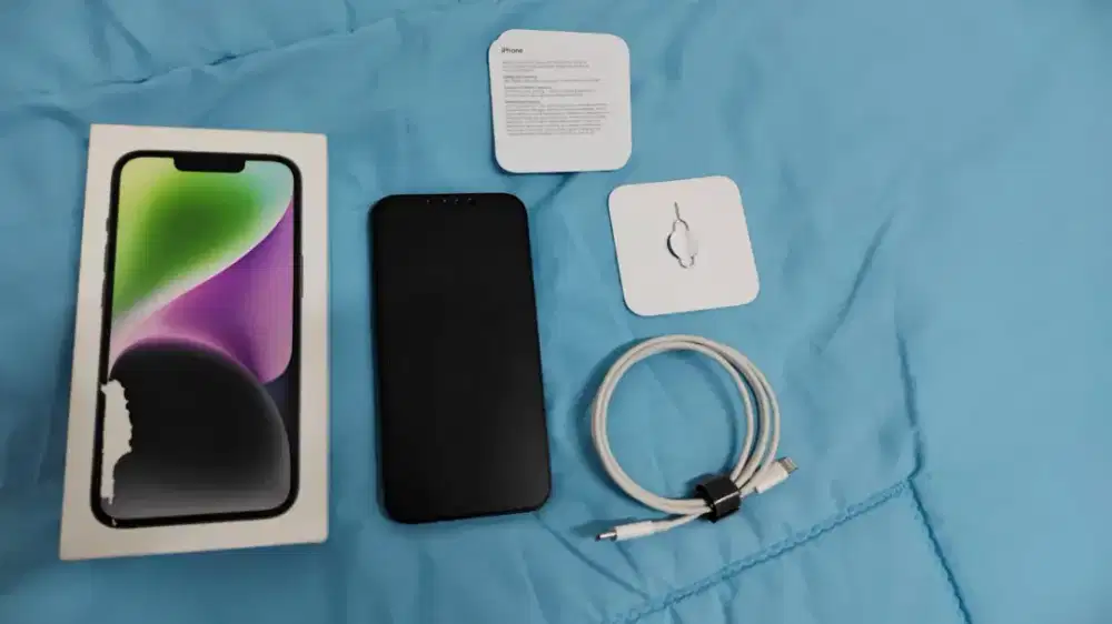 iPhone 14 Midnight 128GB Mulus Ori Indo