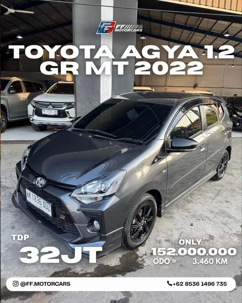 Toyota Agya 1.2 GR MT 2022.